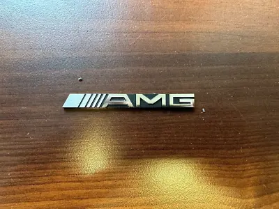 Mercedes W124 W201 W202 R129 W140 Genuine NOS 'AMG' Badge HWA1045840143 • $124.32