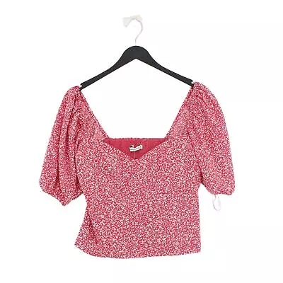 Abercrombie & Fitch Women's Top M Pink Polyester With Elastane Other Basic • £10.75