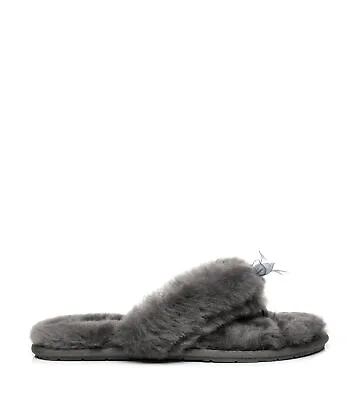 Ugg AS Women Thongs Fluffy Slides Genuine Sheepskin Wool Nonslip Cinderella • $39.95