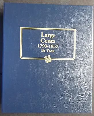 Whitman Large Cents Coin 1793-1857 Album Folder #9110 • $32.95