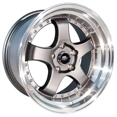 MST MT07 Rim 17X9 5x114.3 Offset 20 Gunmetal W/Machined Lip (Quantity Of 1) • $187.15