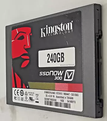 240GB KINGSTON SV300S37A/240G SSDNOW 300v 7mm 2.5  SATA SSD Solid State Drive • £19.96