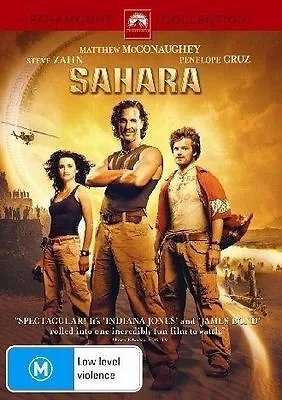 Sahara : Matthew McConaughey : NEW DVD : Region 4 *Rare OOP* • $12.31