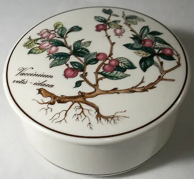 Villeroy & Boch BOTANICA Vaccinium Vitis-Idaea: 4-inch Trinket Box: VGC: NR • $4.99