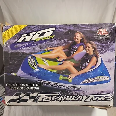 HO Skis 75x73 Inch Formula 2 Sports 2 Person Lake Raft Towable Blue (Open Box) • $149.99