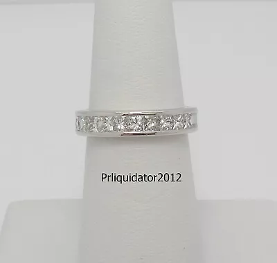 1CT Princess Cut Diamond Anniversary Bridal Wedding Band Ring 14K White Gold • $699.99