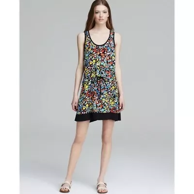 Marc By Marc Jacobs Women's Small Multicolor 100% Silk Jungle Tank Dress NWT • $34.98