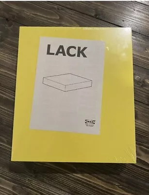 NEW IKEA Discontinued Lack Floating Yellow Wall Shelf 30x26cm 11.75x 10.25 • £24.09