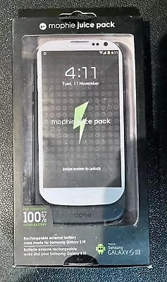 Mophie 2200 Juice Pack Rechargeable Battery Case For Samsung Galaxy S III • $21.50