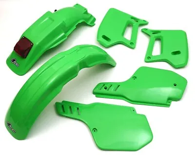 Kawasaki KDX 200 1989 - 1994 UFO Plastic Set Kit Motocross Enduro Vinduro • $186.49