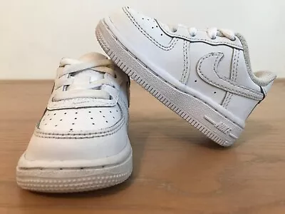 Infant Nike Air Force 1 Low TD Triple White DH2926-111 Size 4C • $19.99