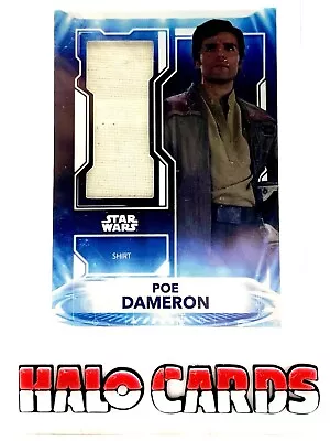 PACK FRESH 2021 Star Wars Battle Plans Sourced Fabric Relics /149 Poe Dameron • £55.89