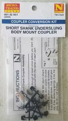 N MICRO TRAINS 001 02 051 (2004) Sht Shank Underslung Body Mount Cplr Conversion • $10