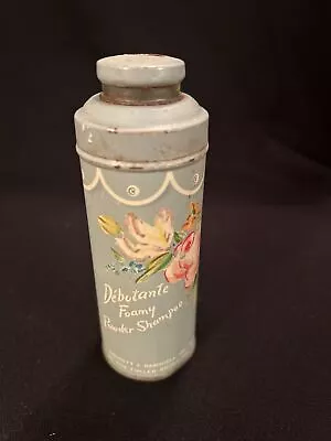 Vintage Debutante Foamy Power Shampoo Tin Daggett & Ramsdell 2 Oz • $5.99