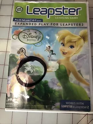 LeapFrog Leapster & Leapster 2 Disney Fairies Learning Game Cartridge PreK-1st • $8.39