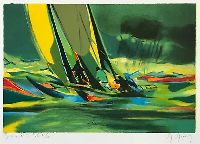 MOULY Marcel  La Tempete  (The Storm) Artist Proof AP Lithograph On Wove Paper • $850