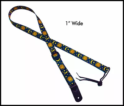 Legacystraps Mandolin Strap Ukulele Strap Celestial Sun Design • $15.95