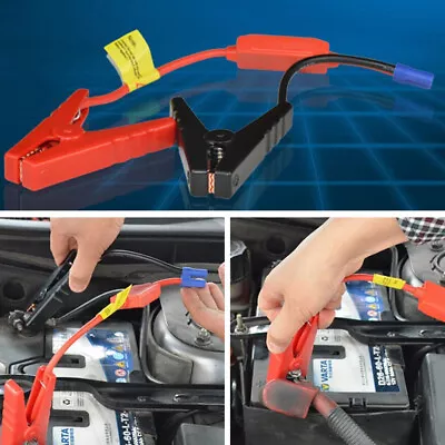 2X Portable Jump Starter Cable Alligator Clamp Clip Connector Battery EC5 Plug • $17