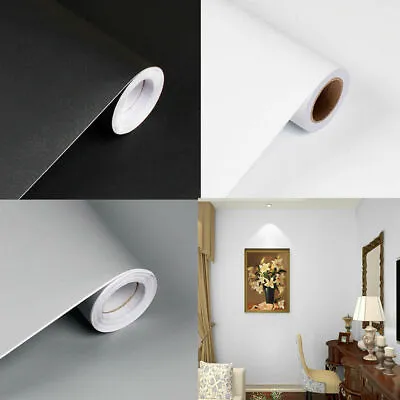 Vinyl Matte Wallpaper Self Adhesive Kitchen Furniture Wrap Cover Wall Stickers • $15.97