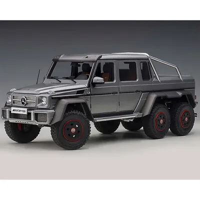 AUTOart Mercedes Benz G63 6×6 1:18 Designo Platinum Magno 76308 • $240