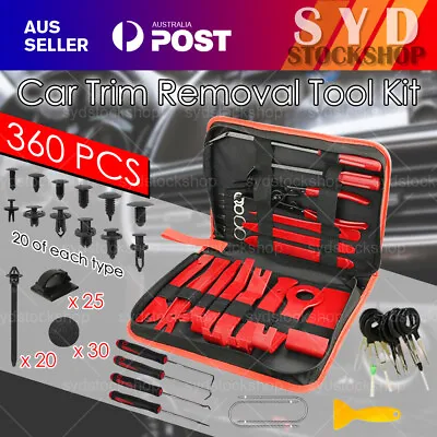 $27.29 • Buy 360PC Car Trim Removal Tool Auto Hand Tools Pry Bar Dash Panel Kit Door Interior