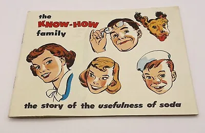 Vintage 1952 The Know How Family Arm & Hammer Baking Soda Cartoon Booklet • $16.99