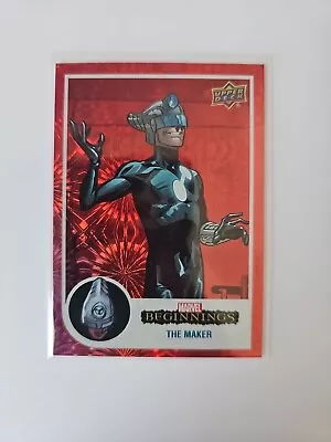 2022 Upper Deck Marvel Beginnings The Maker Red Supernova Parallel #162 NM • $1.50