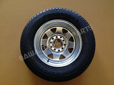 GALVANISED 13  MULTI-FIT (HOLDEN HT/FORD) RIM  WITH 155 LT TYRE ! Trailer Parts • $110