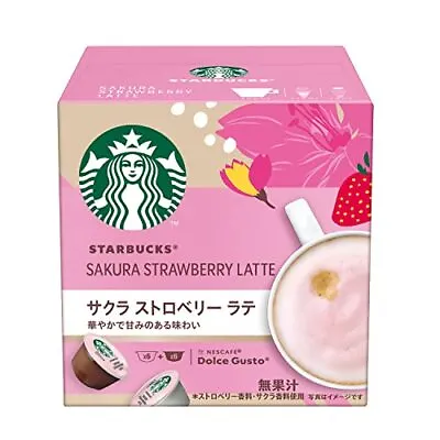 Sakura Strawberry Latte Nescafe Dolce Gusto Capsule 12P • $30.67