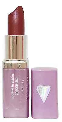 Maybelline Wet Shine Diamonds Lipstick #460 SPOILED IN RUBIES Nicked Tip • $38.99