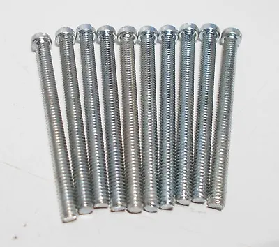£3.99 • Buy Meccano 50mm Long Slotted Cheese Head Zinc Bolts X 10 (111g)