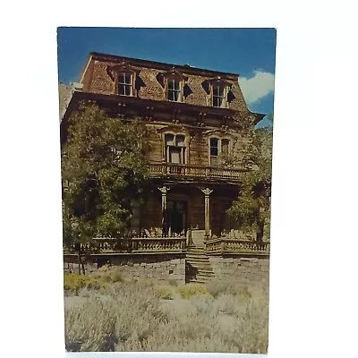 Postcard Savage Mining Co. Office Gingerbread Architecture Virginia City Nevada • $5