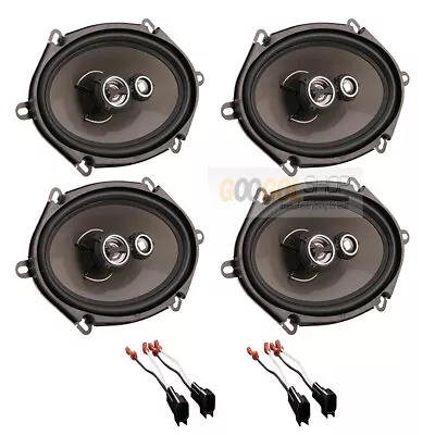 350W Max AF.573 6 X 8  (5 X 7) Front/Rear Speakers Kit For Select 1984-Up FORD • $84.99