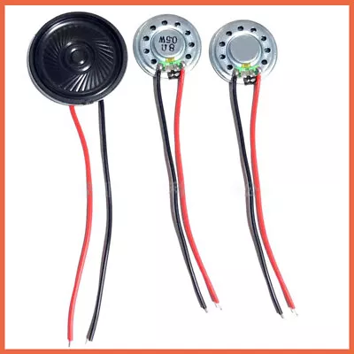 Small Speakers Magnet Electronic Speaker 8 Ohm 0.25W/0.5W/1W/2W/3W Metal Mini • $2.99