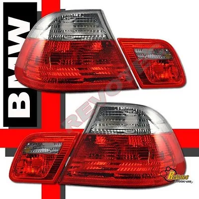 00-02 BMW E46 2 Door Coupe Red Smoke Tail Lights 1 Pair • $125
