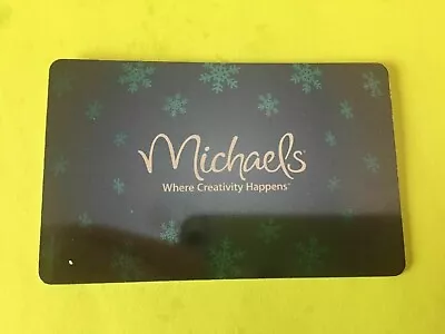 MICHAELS Snowflakes 2013 Foil Gift Card ( $0 )  • $2.50