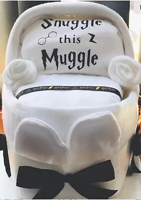 Baby Nappy Cake Crib Cot Cute Gift Baby Shower  Harry Potter • £14