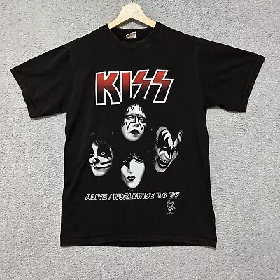 Vintage KISS Alive Worldwide 96-97 Tour T-shirt Men's M Single Stitch USA Made • $80