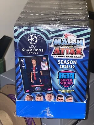 2018 Topps Match Attax UEFA Champions League Limited Edition 8 Boxes Sealed • $39.99