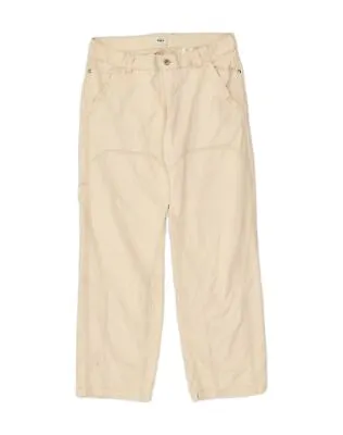 CERRUTI 1881 Mens Straight Jeans IT 52 XL W36 L31  Beige Cotton AE37 • £19.50