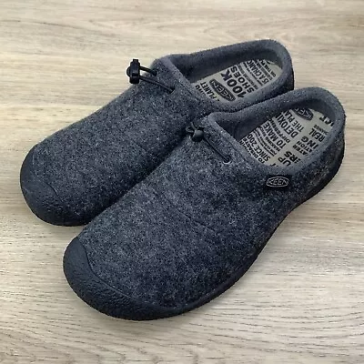 KEEN HOWSER III SLIPPER IN CHARCOAL GREY FELT Men’s US 8.5 Casual Active • $29.59