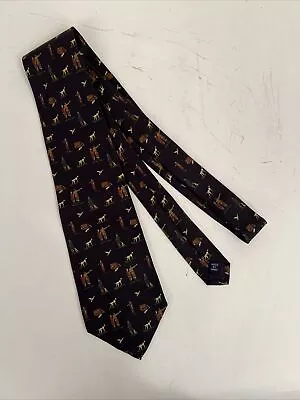 Polo Ralph Lauren Hunting Scene Silk Tie • $24.99