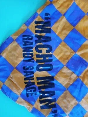 Macho Man Randy Savage Orange And Purple Bandana • $9.99