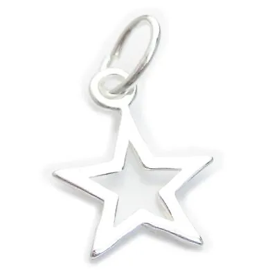 Star Small Sterling Silver Charm .925 X 1 Stars Special Charms • £5.25