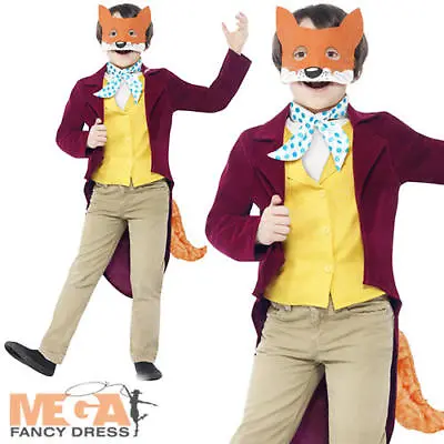 Fantastic Mr Fox Boys Roald Dahl  Fancy Dress Book Character Childs Kids Costume • £10.99