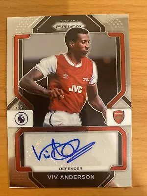 $0.99 • Buy 2022-23 Panini Prizm Premier League VIV ANDERSON Auto #S-VA Arsenal Legend!!!
