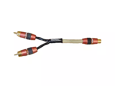 Monster Cable Bass 400 RCA Subwoofer Splitter Y-adapter 1 Female 2 Male • $29.99