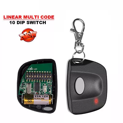 10 Digit Pins EZ Code Remote Control Garage Door Gate Opener Transmitter 300 MHz • $15.99