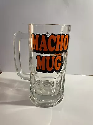 $6 • Buy Vintage 1979 Ziggy Macho Man 8  Tall Beer Mug Drinking Glass 32 Oz By Tom Wilson