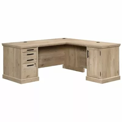 Sauder Mason Peak Engineered Wood L-Shaped Desk In Prime Oak • $1548.85